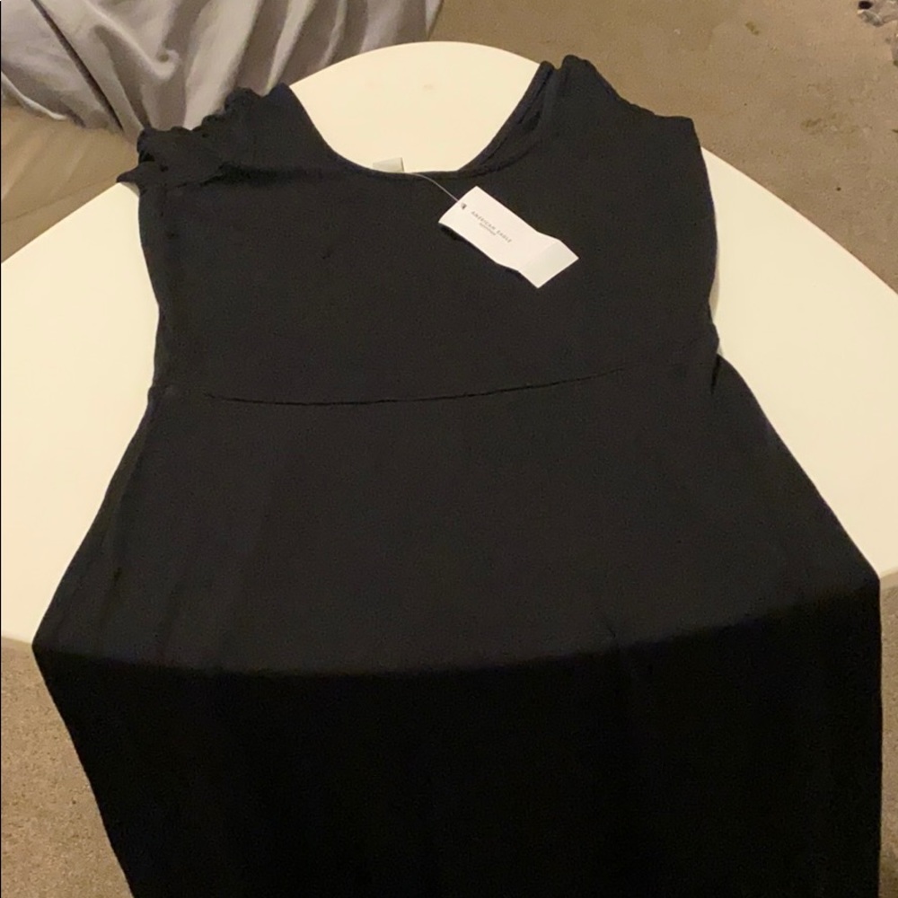Mini Black dress.